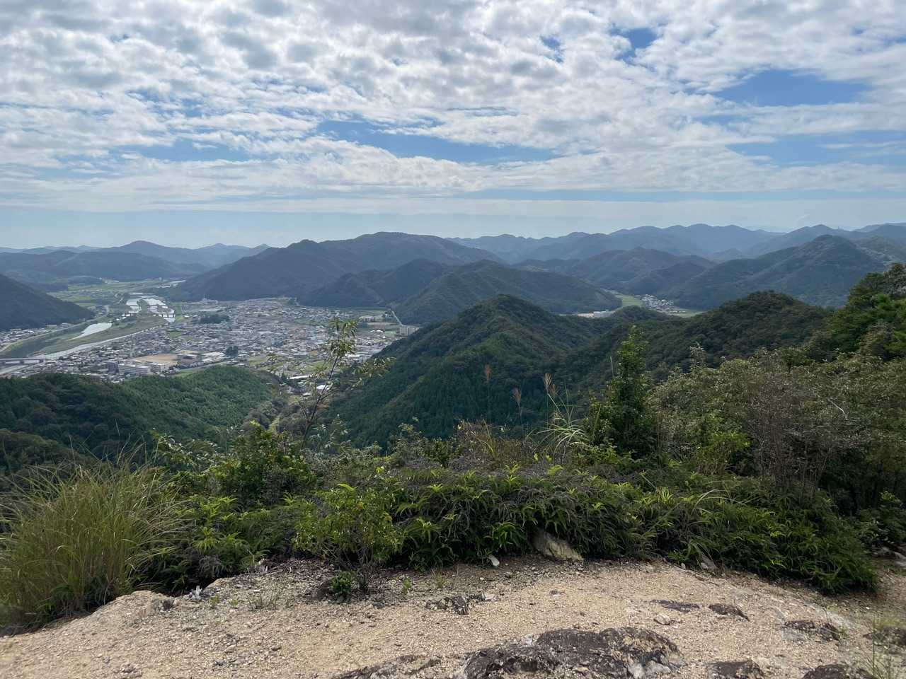 生駒山登山口-馬の蹄跡-生駒山-大鳥山-羽山-上郡アルプス 周回コースの写真