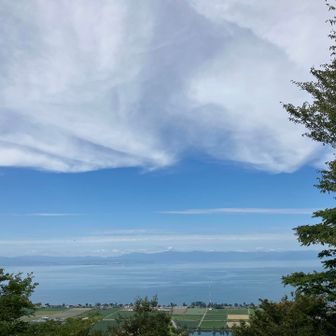 山頂からの景色。