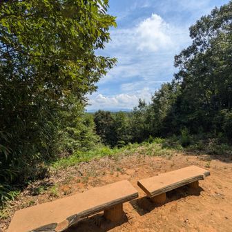 戦い済んで、夏空の彼方、やはり霞んだ白山を望み、一句

戦いの　果てや夏空　白山霞む

見た目そのままですよ😼60点♪

実は、このミッションをとあるスピード超過ランナー(🐜💨)に先を越されたのである。
先達としては、放ってはおけないのである😤