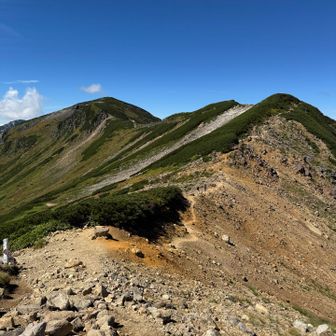岩苔乗越から祖父岳