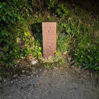 黒部源流碑。ここから三俣山荘までの道が沢沿いで気持ちよくて好き。