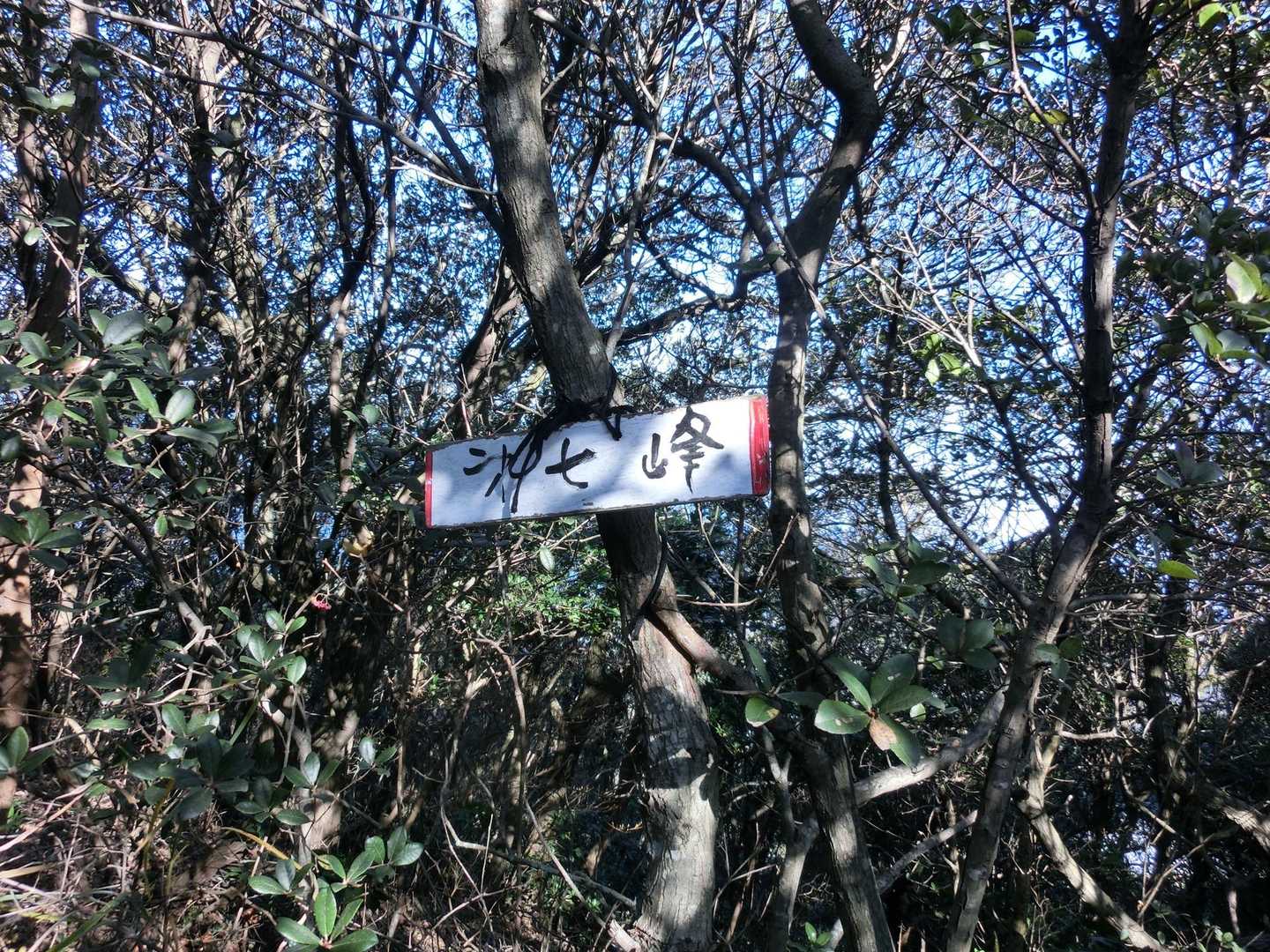 七つ山-すり鉢山-コトギス 縦走コースの写真