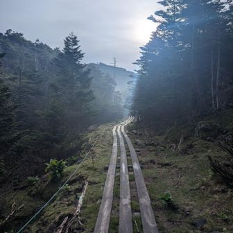 ではラストデイSTARTです。
北横岳へ