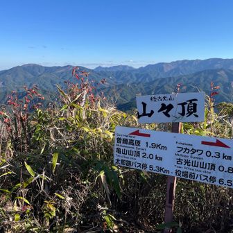 ⛰️後古光山頂上