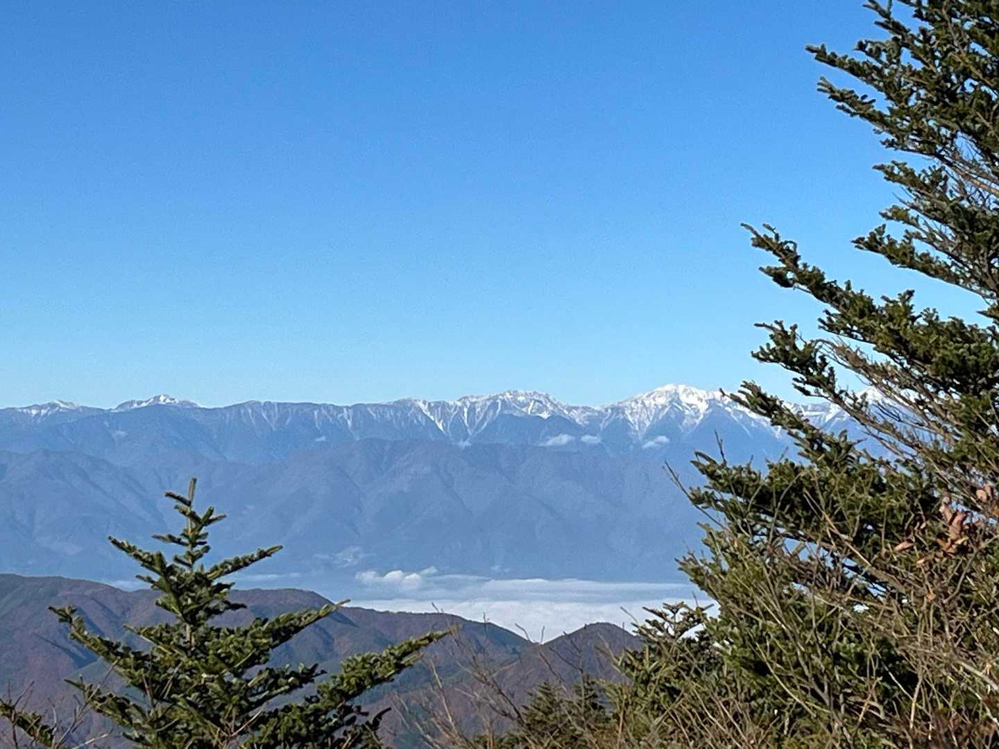 塩見岳〜農鳥岳、間ノ岳