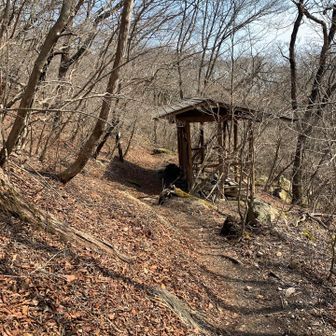避難小屋。普通の東屋