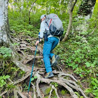 登りごたえあり、滑落注意⚠️