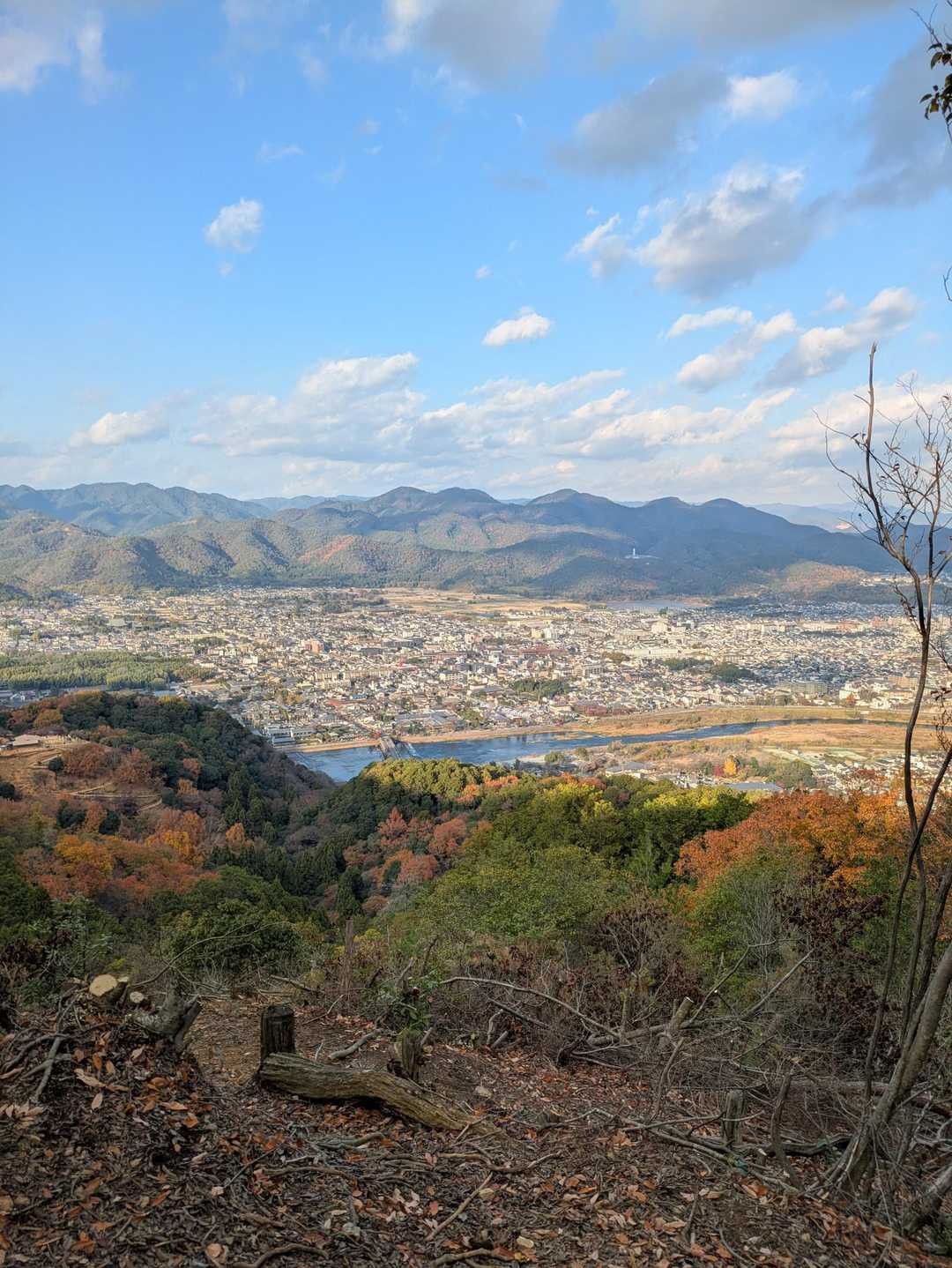 栂ノ尾バス停-白雲橋-福ヶ谷林道登山口-槙ノ尾バス停-愛宕 縦走コースの写真