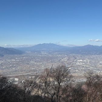 大畠山⛰️
甲府盆地の見晴らしが素晴らしいです！