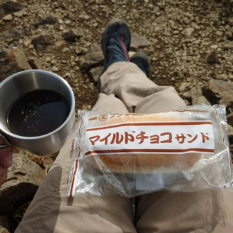 ちょい早お昼ごはん。またもや福田パン。マイルドチョコサンドいただきました