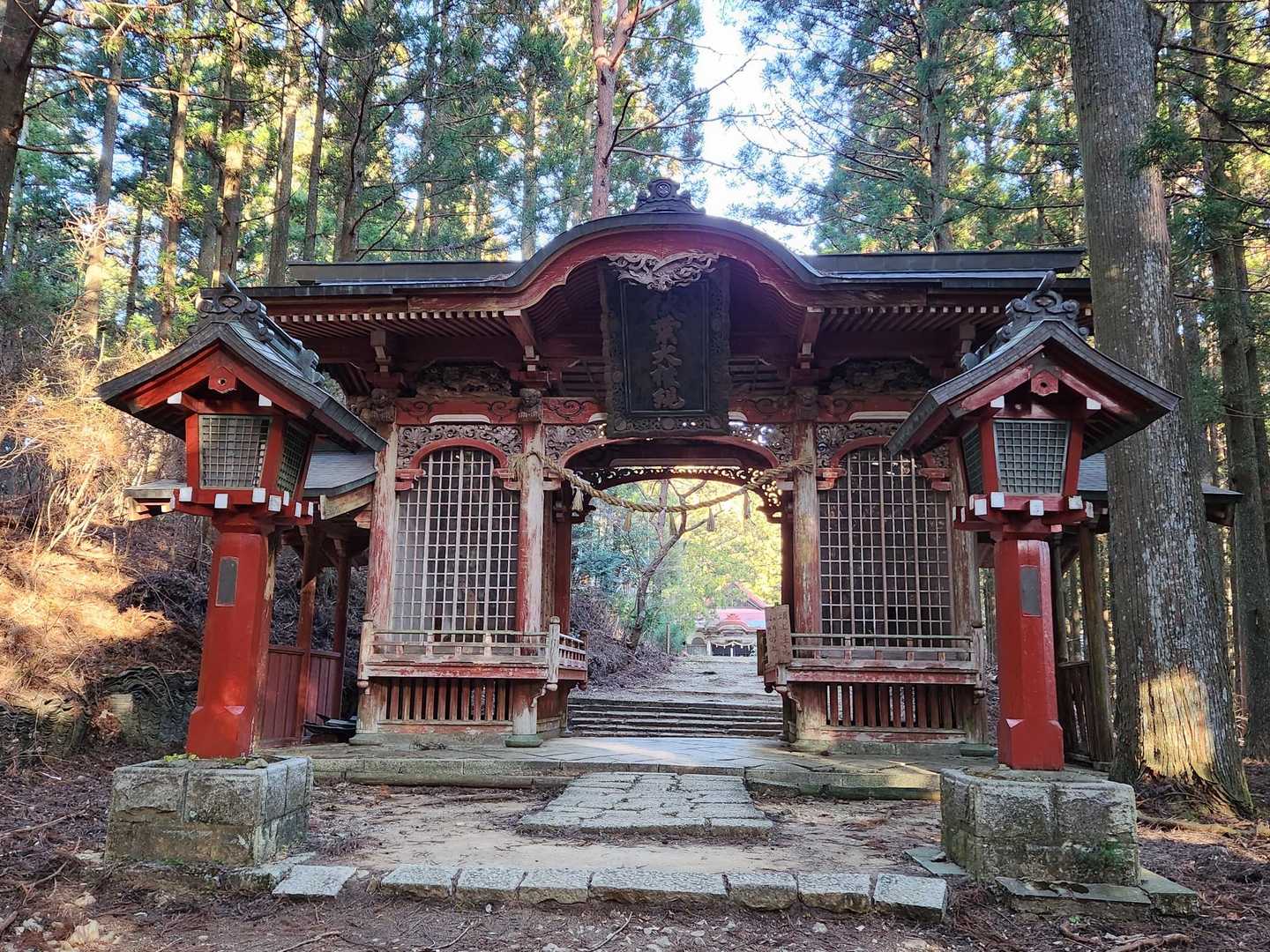参道入口-秋葉山 往復コースの写真