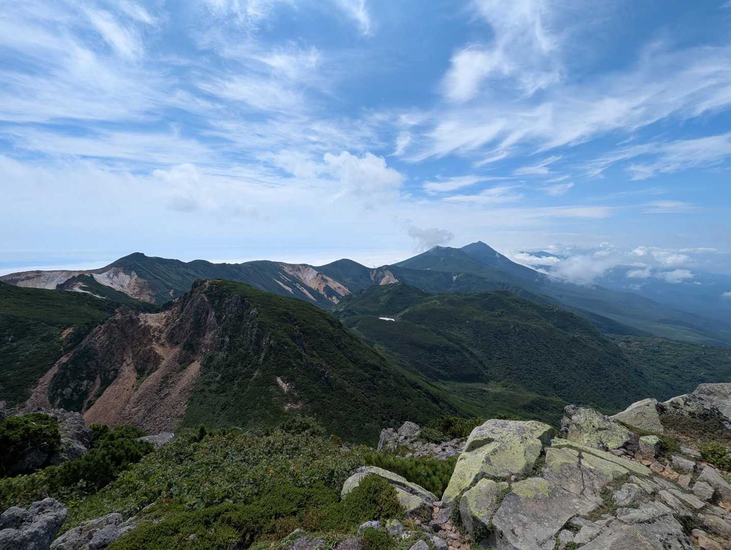 この稜線の景色を、ずっと見たかった！