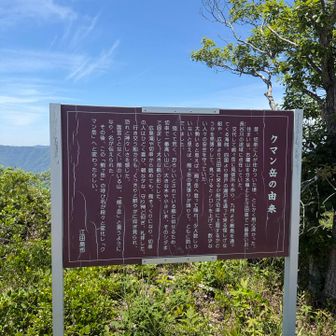 クマン岳の由来