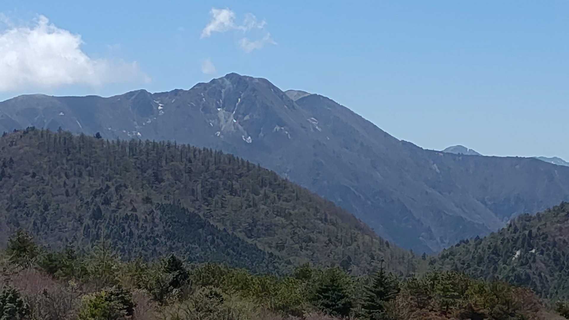 筏津登山口-東赤石山-物住頭-西赤石山-東山-銅山峰-日浦 縦走コースの写真