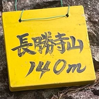 １座目ゲット‼︎   長勝寺山✨