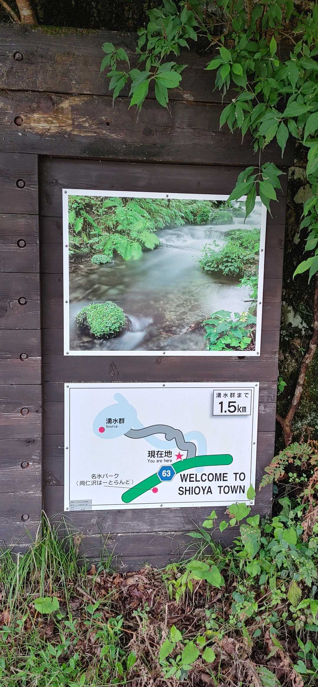入口にある看板です。