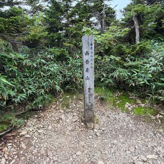 西吾妻山に到着。