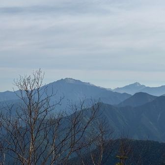 仙丈ヶ岳
奥に見えるのが甲斐駒ヶ岳