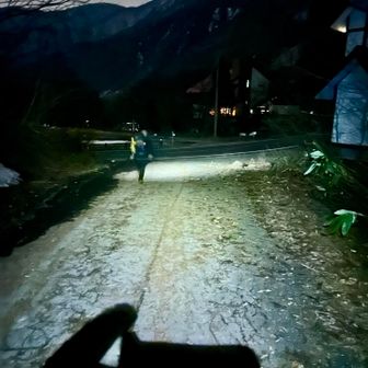 ヘッデン下山は想定内、とはいえあんまりよろしくはないですね。😅