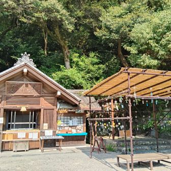 多度大社
風鈴がある