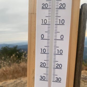 昨日は気付かなかった温度計。
壊れているのか、よくわかりません。笑