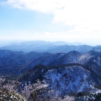 遠ーくにトンガリピークの木場山