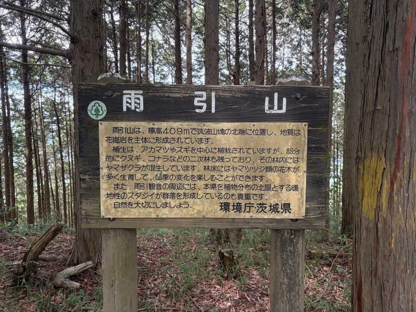 岩瀬駅-御嶽山-雨引山-燕山-加波山 往復コースの写真
