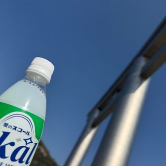 下山後はスコールで乾杯🍻