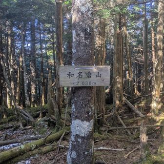 和名倉山
関東百名山93座目
二百名山でもあるのよね🤔