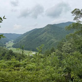 まさみ台からの眺望👀
今日登った額堂山が見えました👀