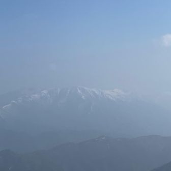 那須岳、アップにしてもぼんやり