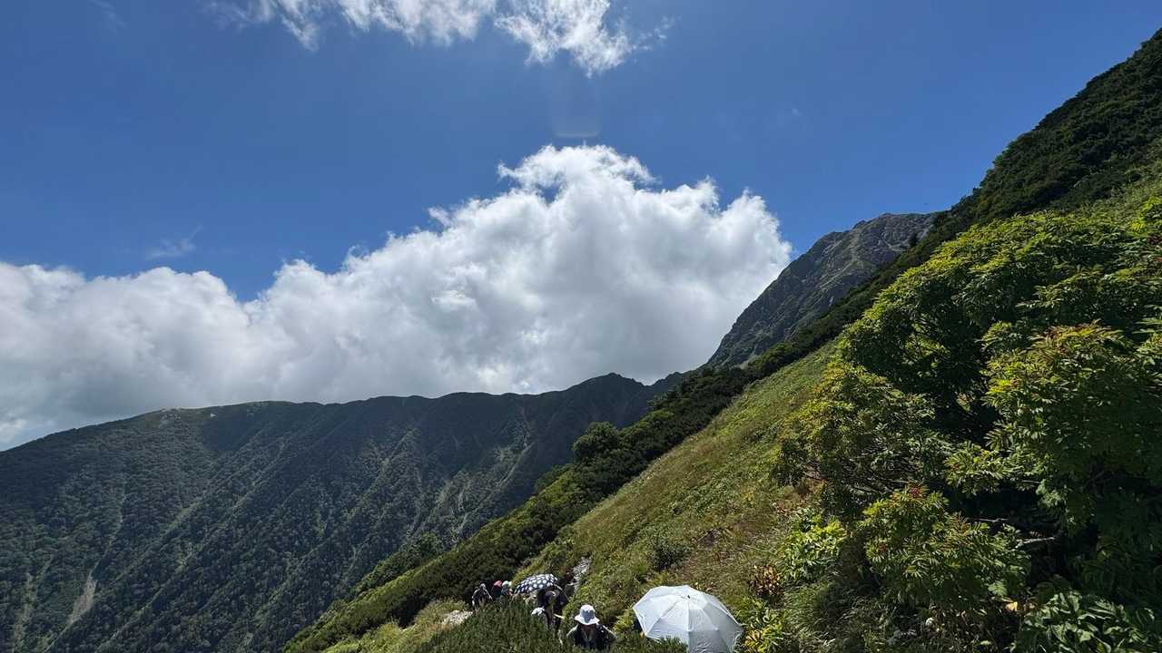 白根三山（北岳・間ノ岳・農鳥岳）、テン泊縦走 の写真 12