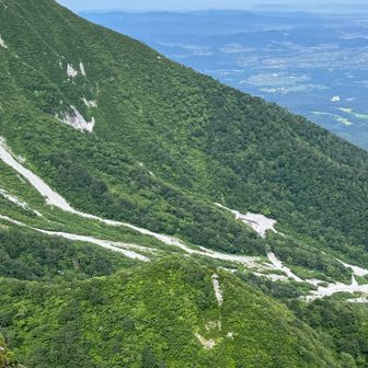 下の山 中宝珠と思われる
あそこから来たと思うと感動🥹