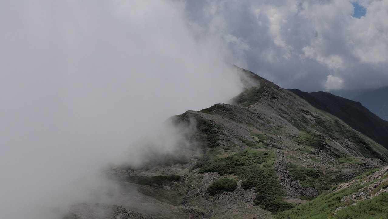 白根三山（北岳・間ノ岳・農鳥岳）、テン泊縦走 の写真 66