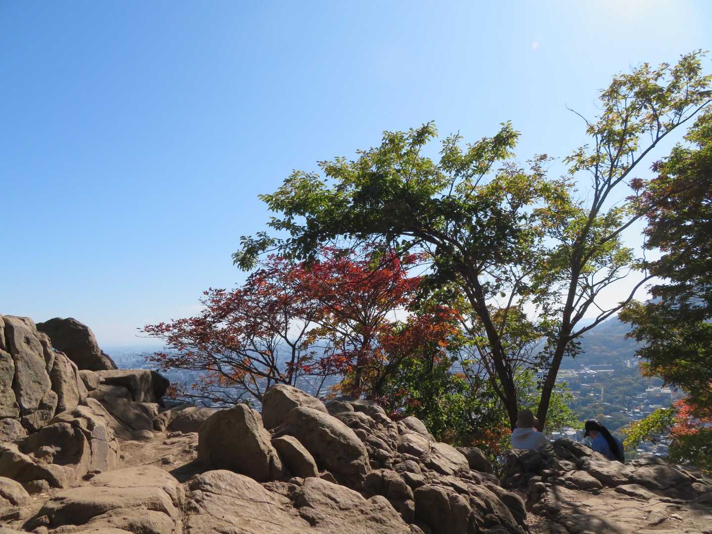 山頂は賑わっていました✨