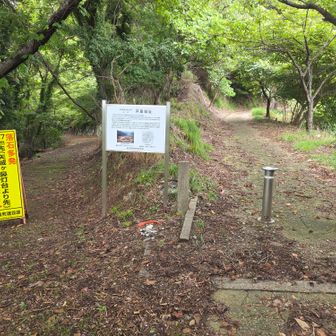 登山口。
帰りは左↙から…