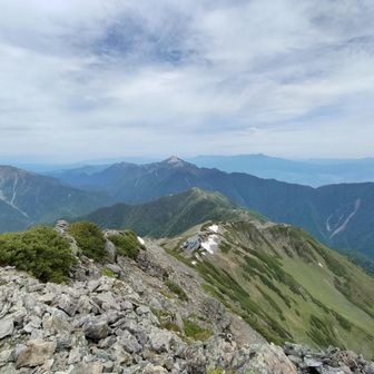 北岳草❀を探しにキタダケ(⁠ ⁠ꈍ⁠ᴗ⁠ꈍ⁠) 2024-6-22 / まき∞の登山
