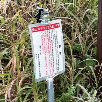 未丈ヶ岳は昨年に維持管理終了しています。このため切れ落ちた崩落地点やヘツリなど、危険なところが治らずそのまま⚠️恐らく来年の雪解け以降は危険度が限界突破して登れなくなります
