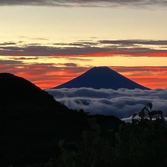 南アルプス最南端の日本百名山は、富士山に近い