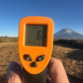 この時間でもまだ気温暖かい