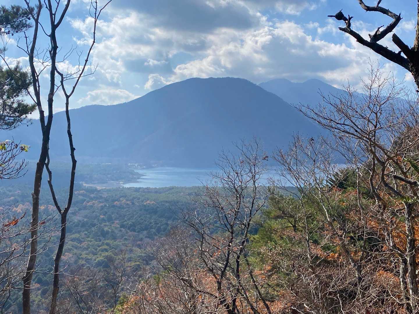 本栖湖も見えました🫡