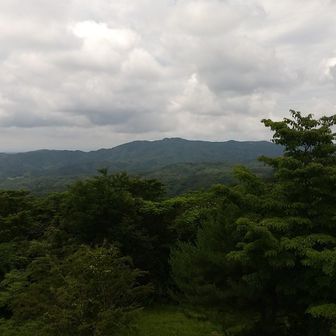 展望台より
竪破山