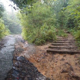 右が榎窪山。
