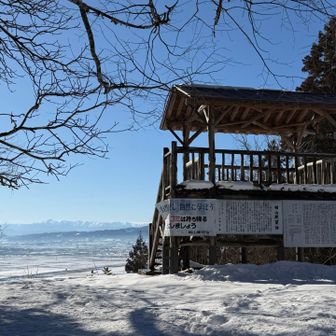 楯山山頂へ
むかしむかしはお城、大戦中は監視所、そして今は展望スポット✨しかも貸切！

平和な世が続きますように🙏
最近なんだかキナ臭いしねぇ💥