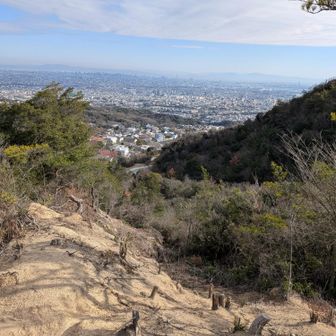 激下りの連発だが、時々ご褒美絶景🤩