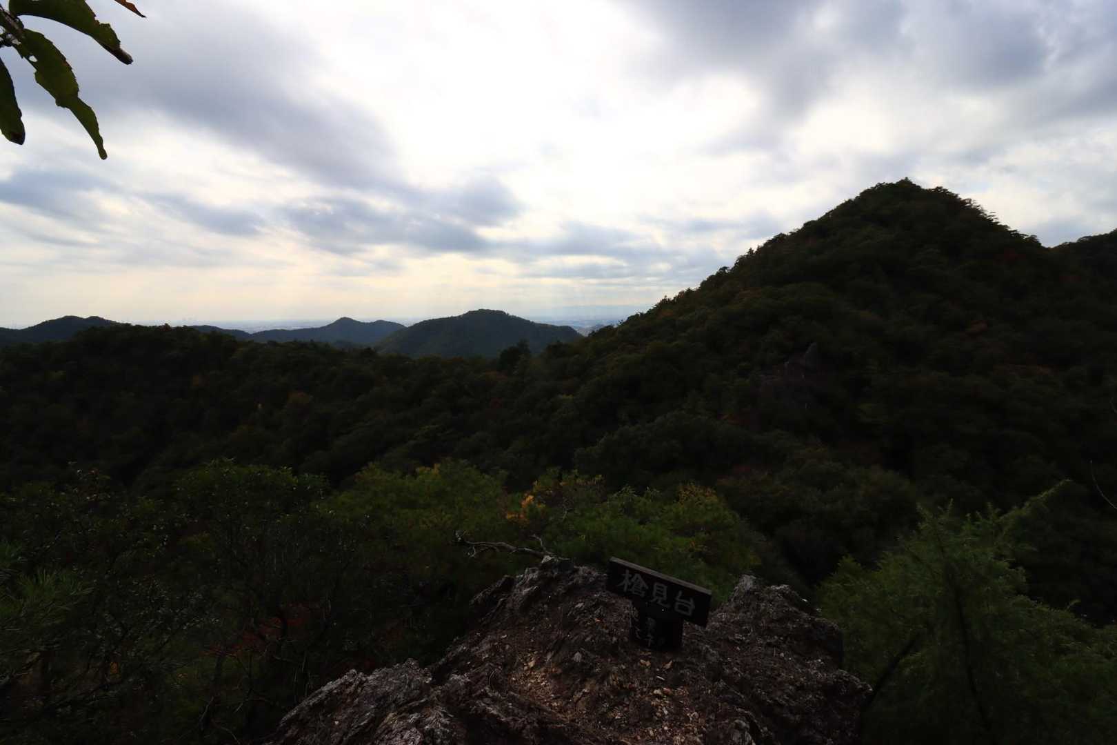 途中の見晴らしが良い場所です