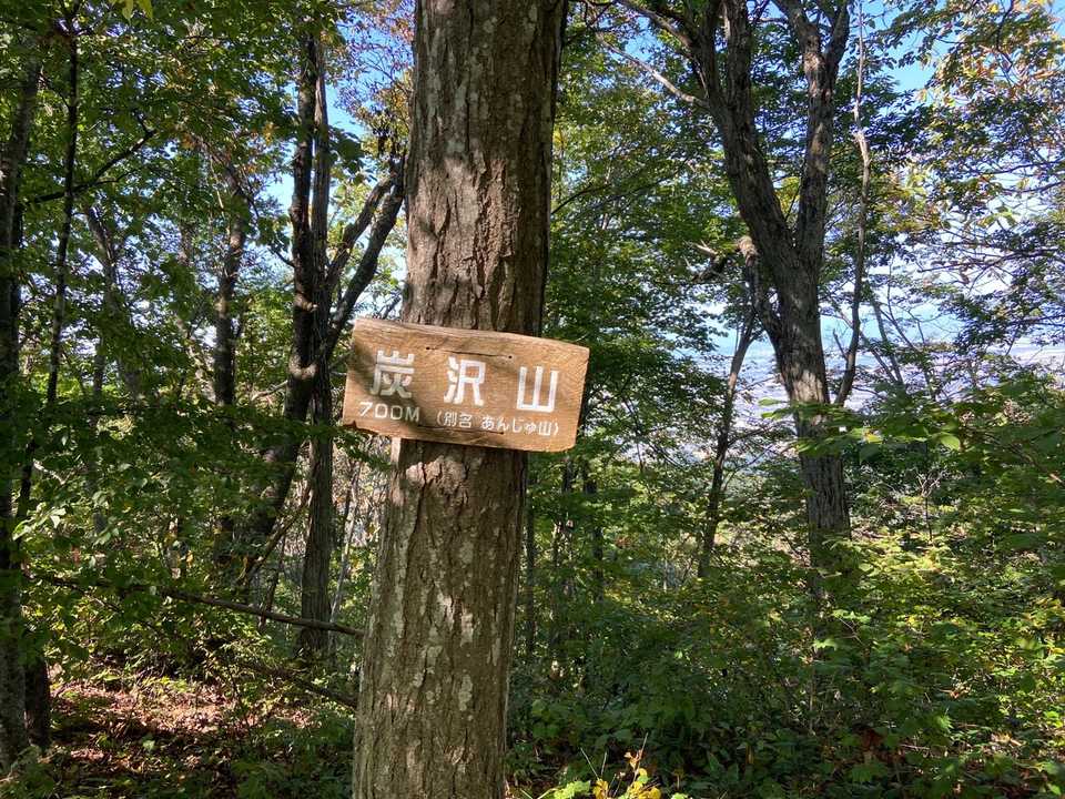 山頂標識かっこいい😃