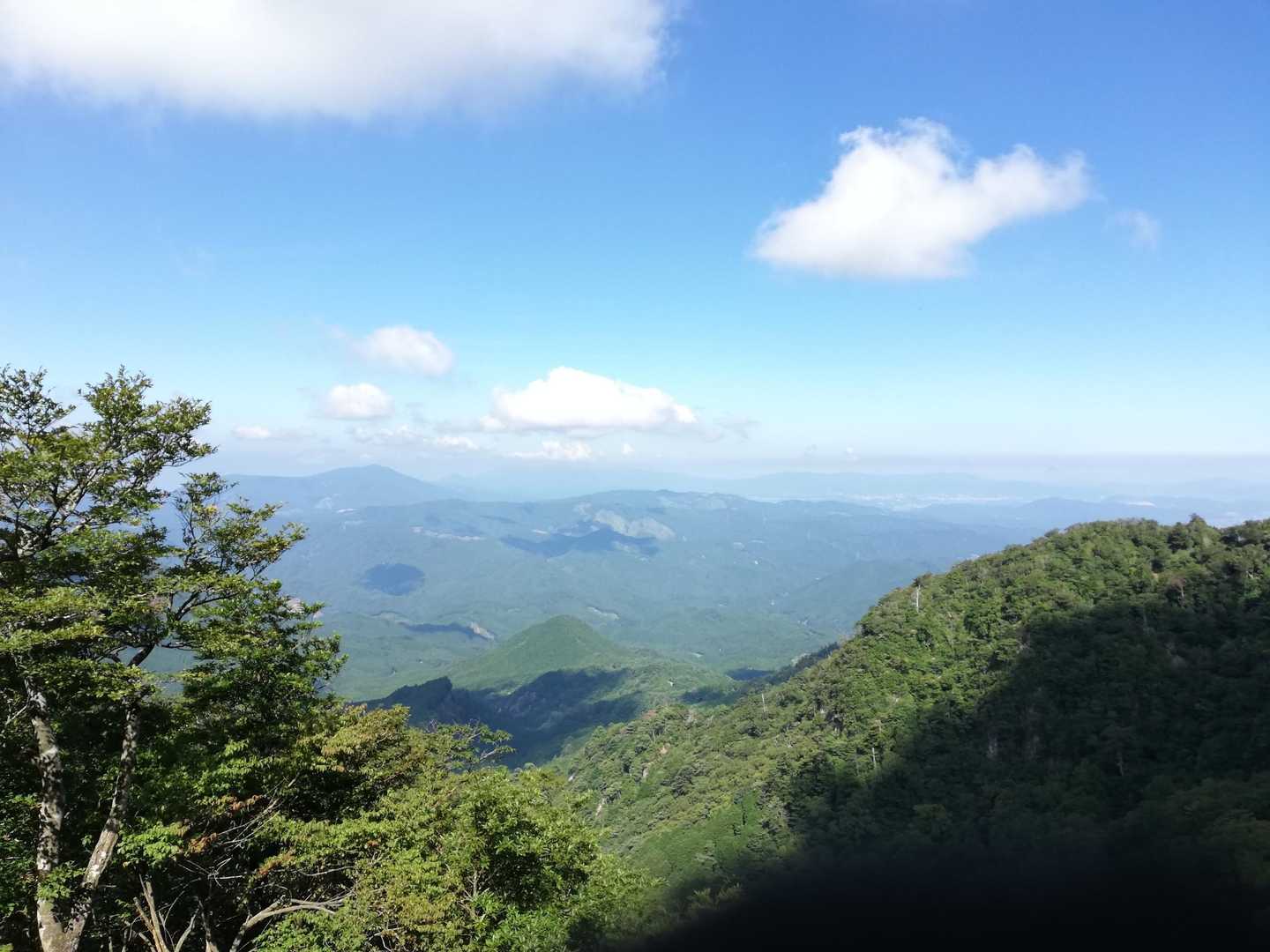 やっと見通せました　遠くに経ヶ岳か⁉️