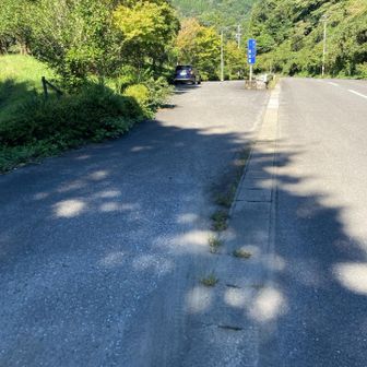 マイカー見えた。