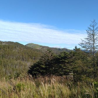 これから向かう三峰山